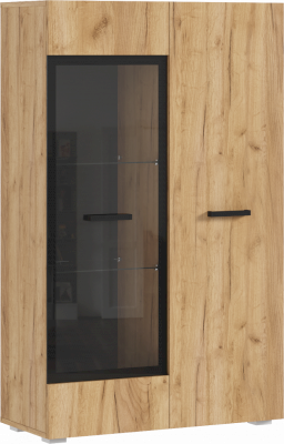 Шкаф-стекло Нэнси New ЛДСП (Миф)